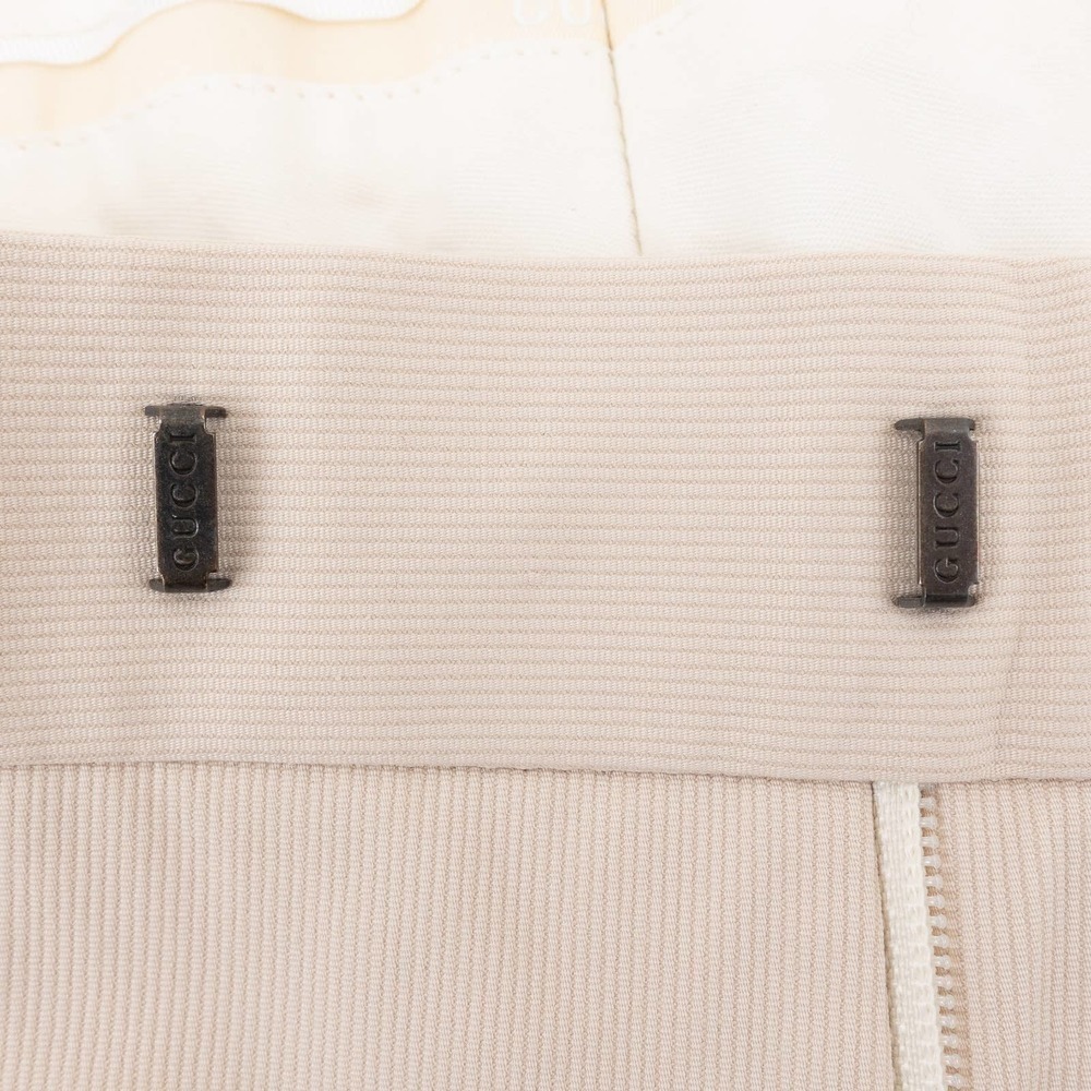 GUCCI Formal Jacket and Pants Cotton Men's 46 Beige - Picture 14 of 15